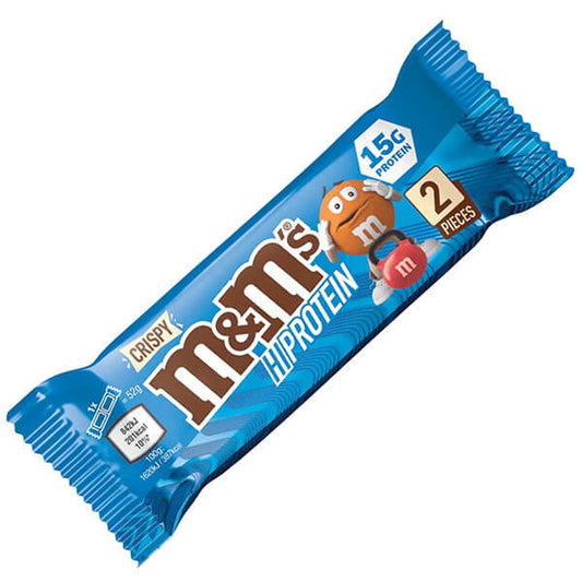 MeM's BARRETTA PROTEICA croccante (CRISPY) M & M'S HI PROTEIN BAR 2x26 gr