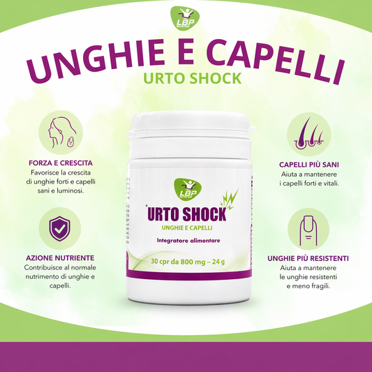 URTO SHOCK – Capelli più forti, unghie perfette in poche settimane!