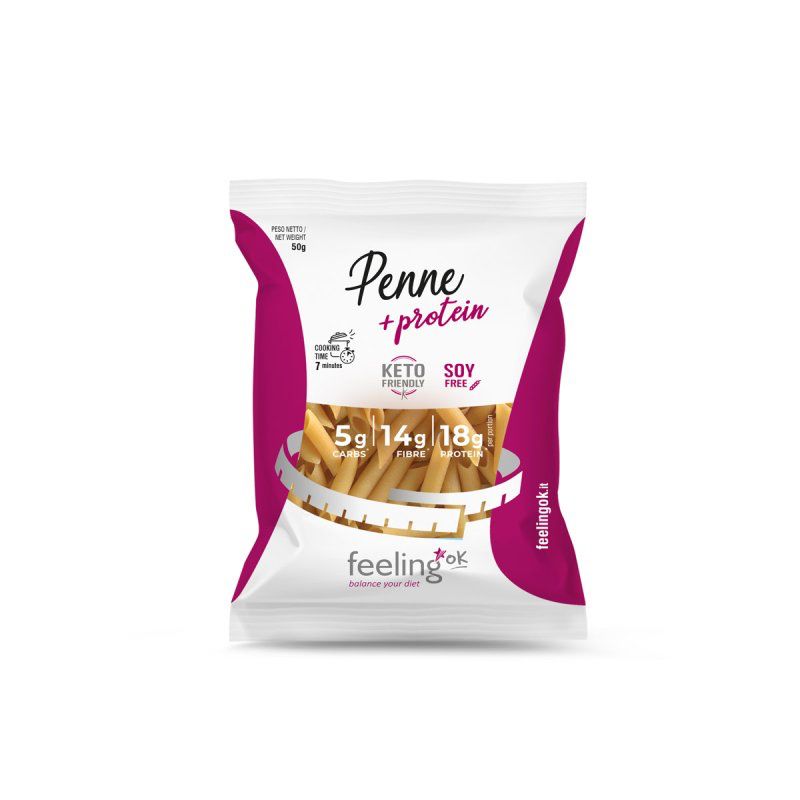Keto Friendly – Penne + Protein – Feeling Ok – 50gr