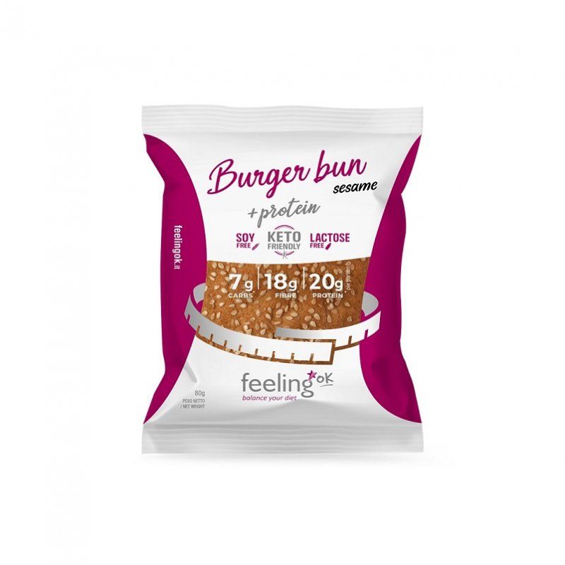 Burger Bun +Protein Feeling Ok
