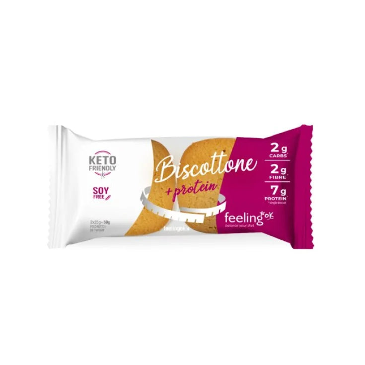 FEELING OK BISCOTTONE + PROTEIN 50 GR