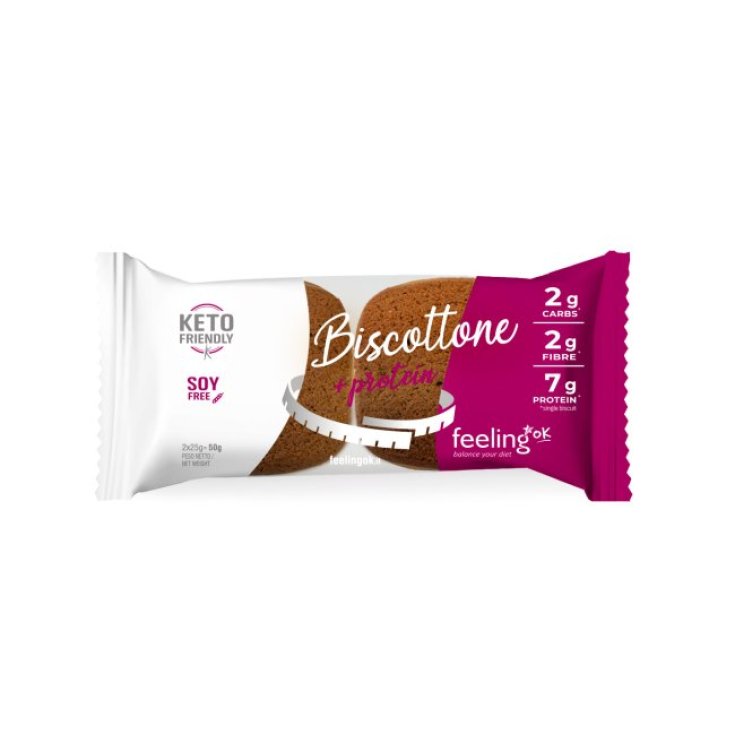 FEELING OK BISCOTTONE + PROTEIN 50 GR