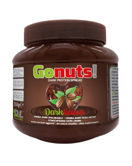 CREMA SPALMABILE GONUTS DARK (FONDENTE) PROTEIN SPREAD 350 g